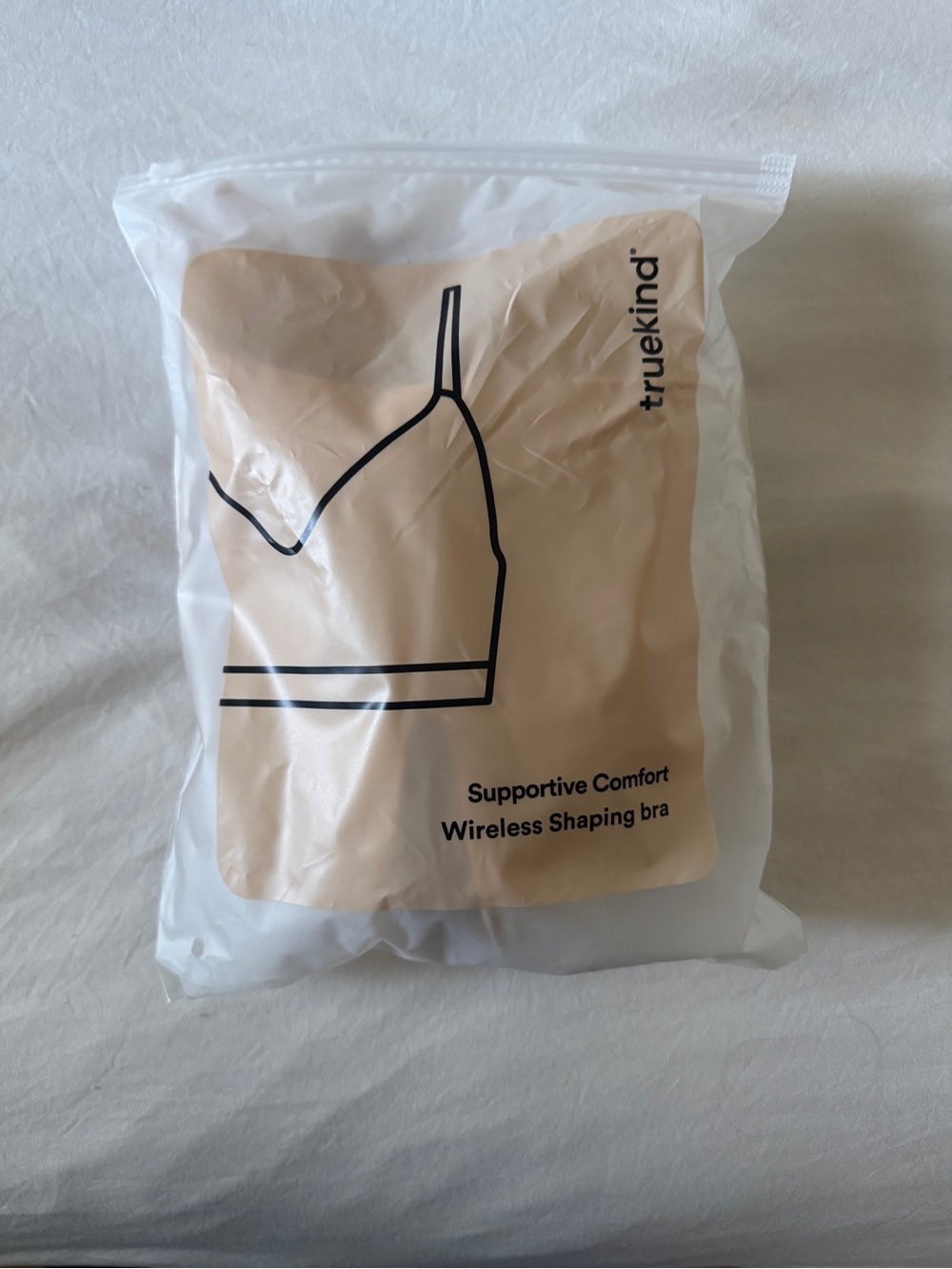 New With Tags - Truekind Wireless Shaping Bra — Nude